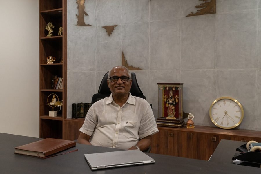 Mr. Sundharam, Founder of Link Up Textiles